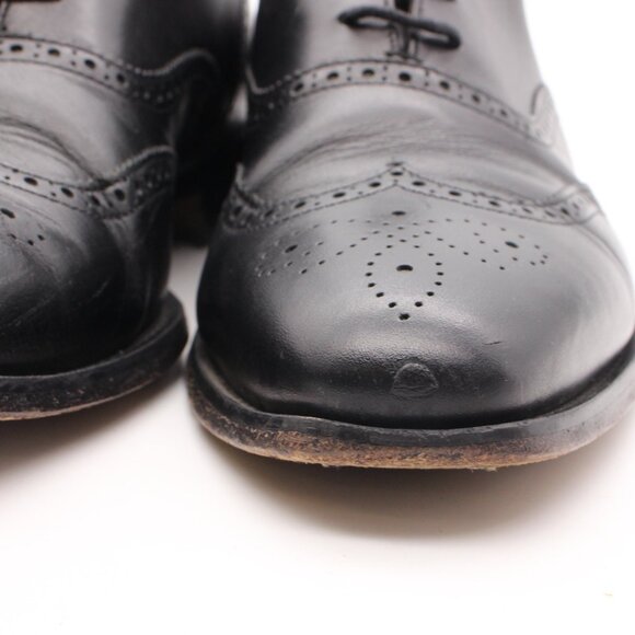 Jack Erwin Black Leather Wingtip Men\'s Size 8.5 Dress Oxfords Dress Shoes main image 13